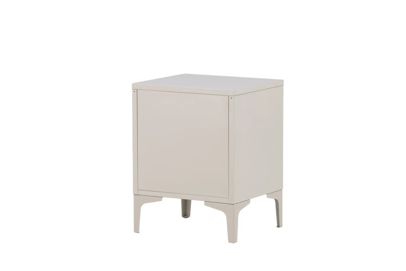 Fjôrd Nachtkastje Piring Staal Beige 60x45cm