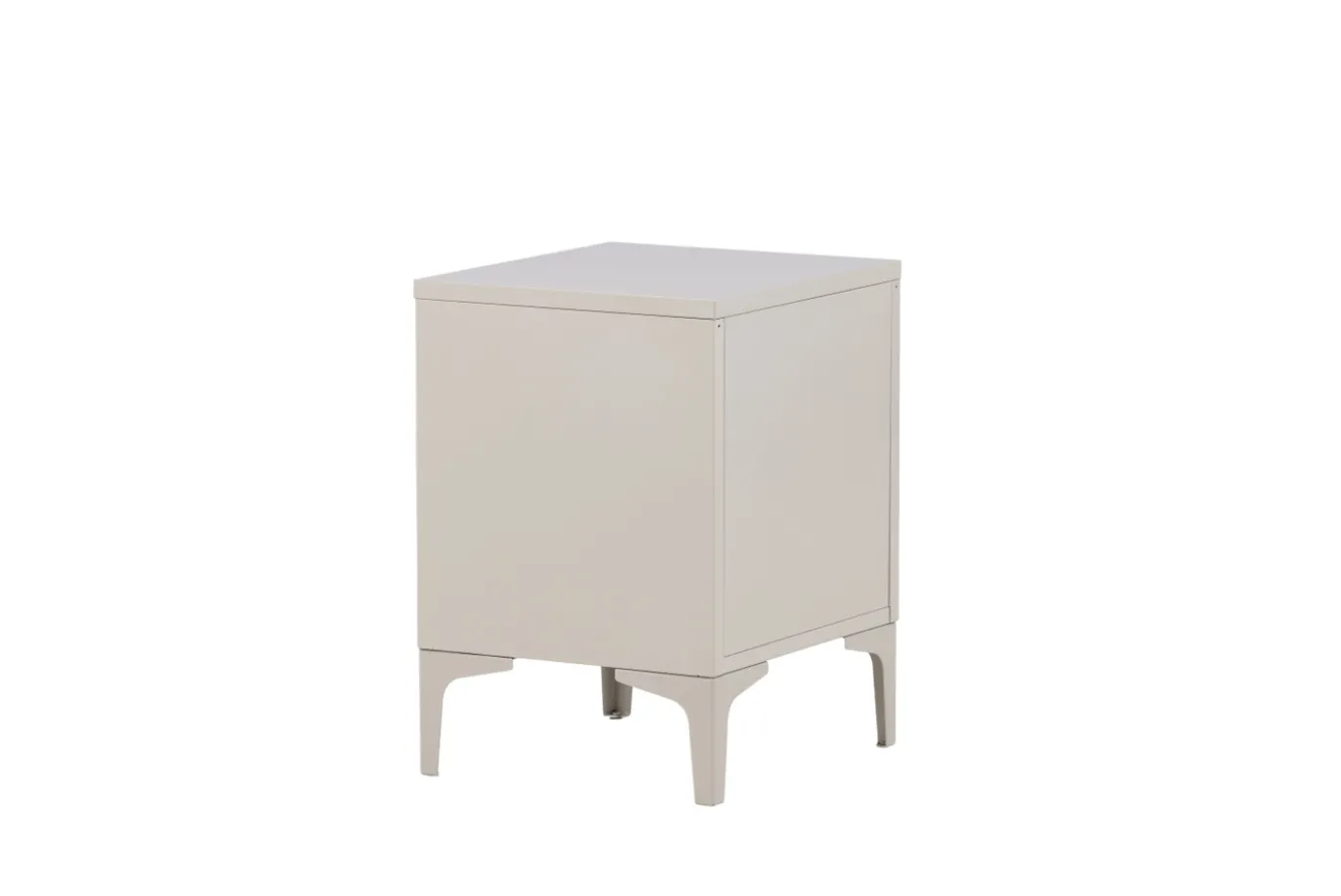 Fjôrd Nachtkastje Piring Staal Beige 60x45cm