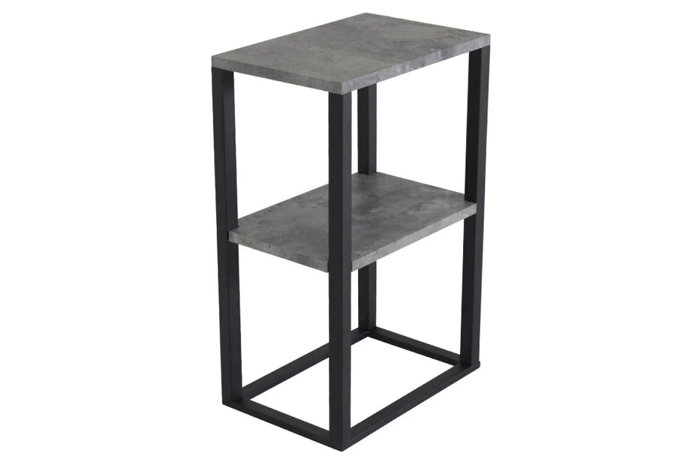 Fjôrd Nachtkastje Rise Zwart Betonlook 45x30x70cm