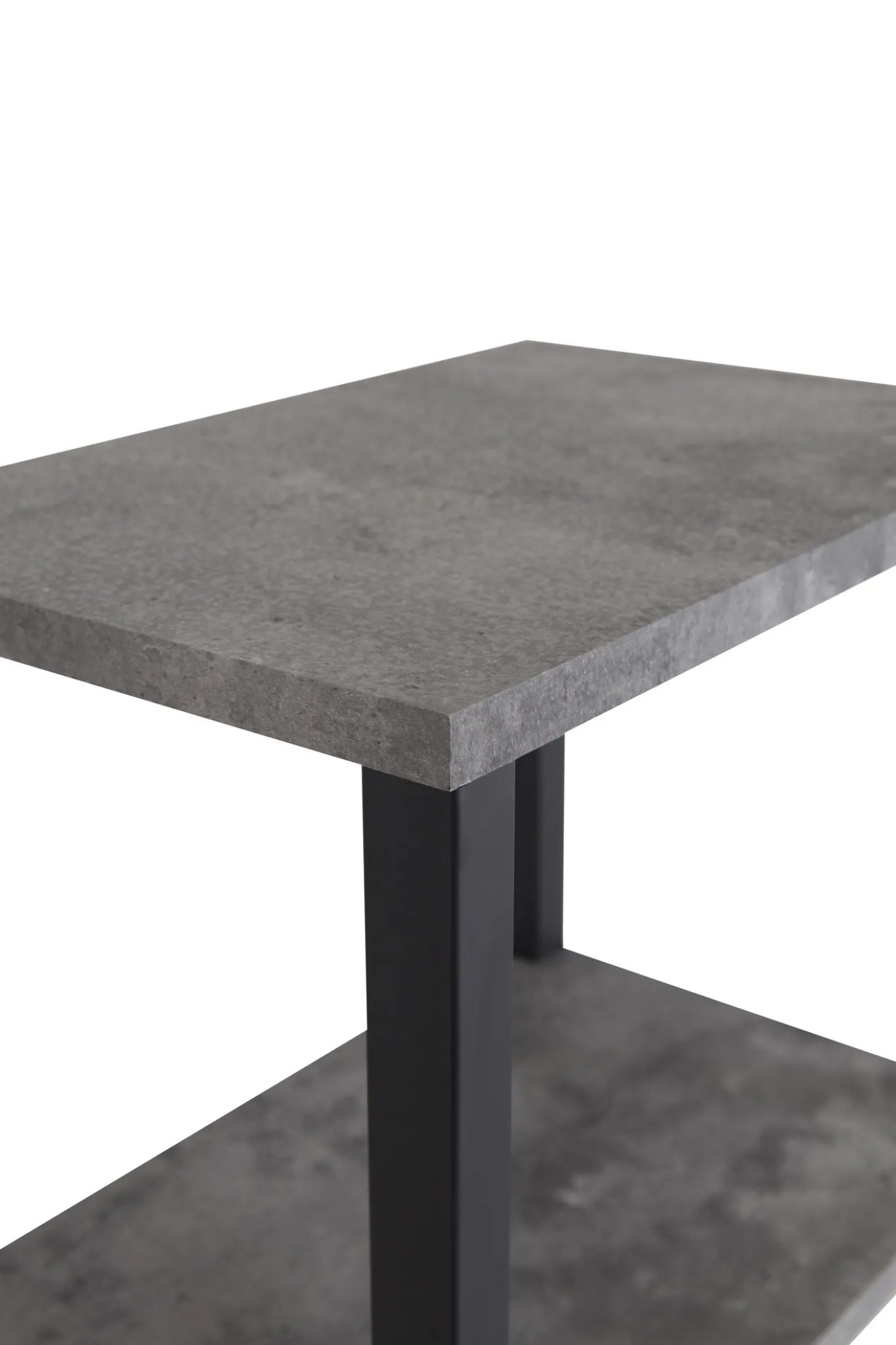 Fjôrd Nachtkastje Rise Zwart Betonlook 45x30x70cm