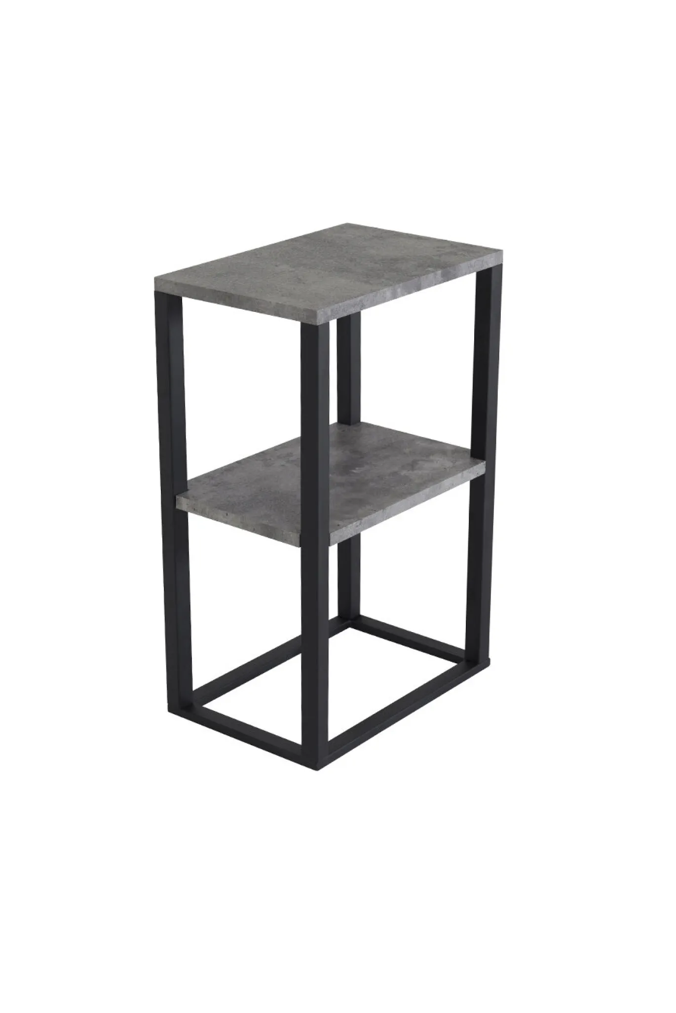 Fjôrd Nachtkastje Rise Zwart Betonlook 45x30x70cm