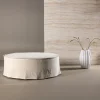 Fjôrd Ottoman Vindö Beige ø101cm