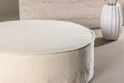 Fjôrd Ottoman Vindö Beige ø101cm