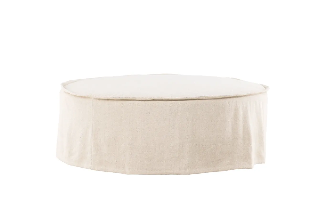 Fjôrd Ottoman Vindö Beige ø101cm