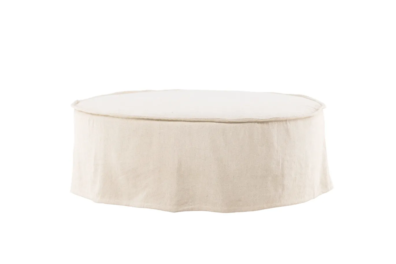 Fjôrd Ottoman Vindö Beige ø101cm