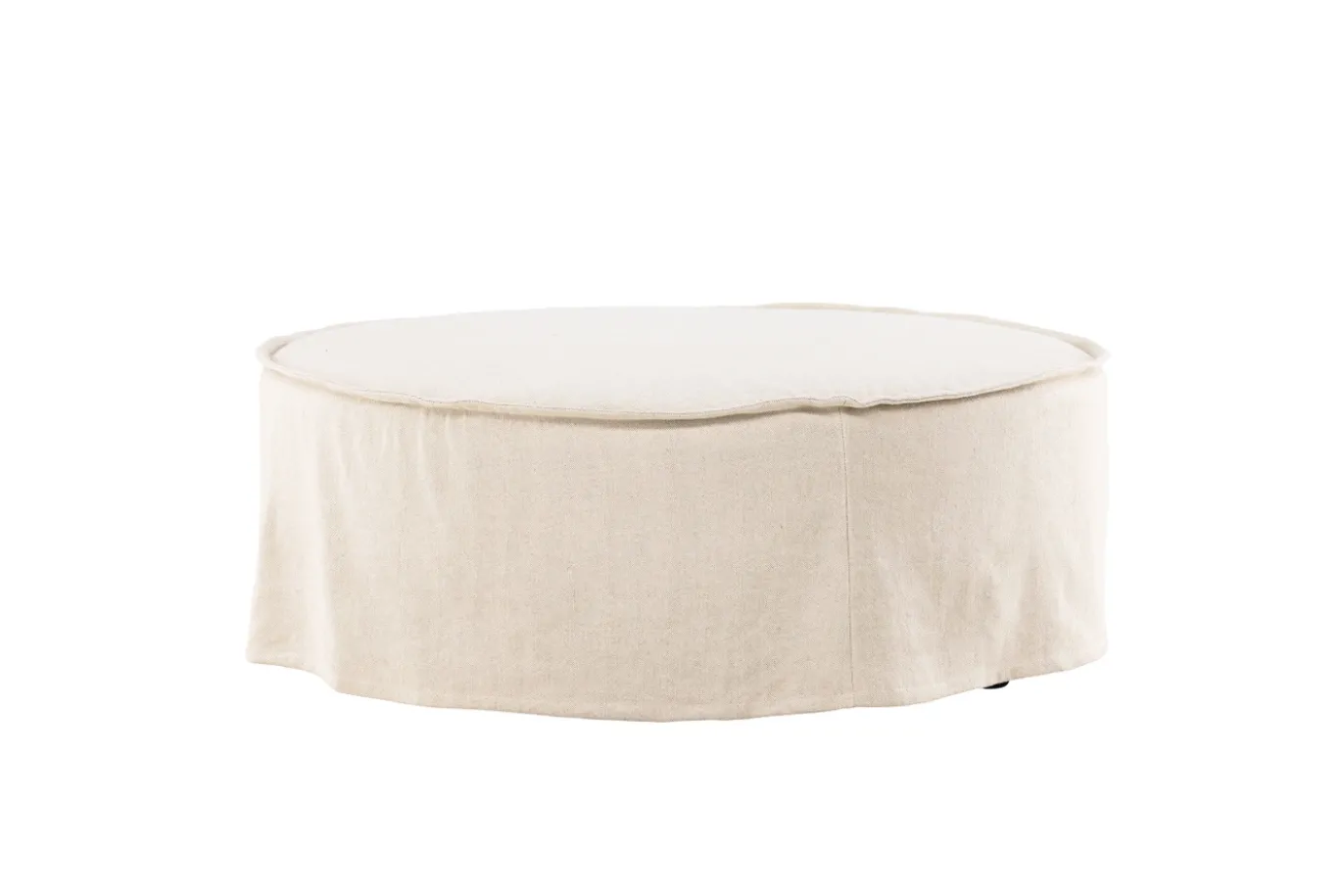 Fjôrd Ottoman Vindö Beige ø101cm