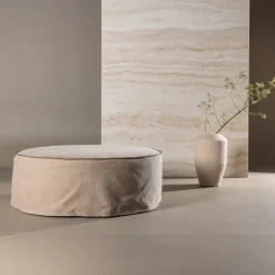 Fjôrd Ottoman Vindö Bruin ø101cm
