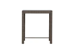 Fjôrd Outdoor Bartafel Alo Glas/Wicker Grijs