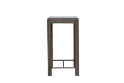 Fjôrd Outdoor Bartafel Alo Glas/Wicker Grijs