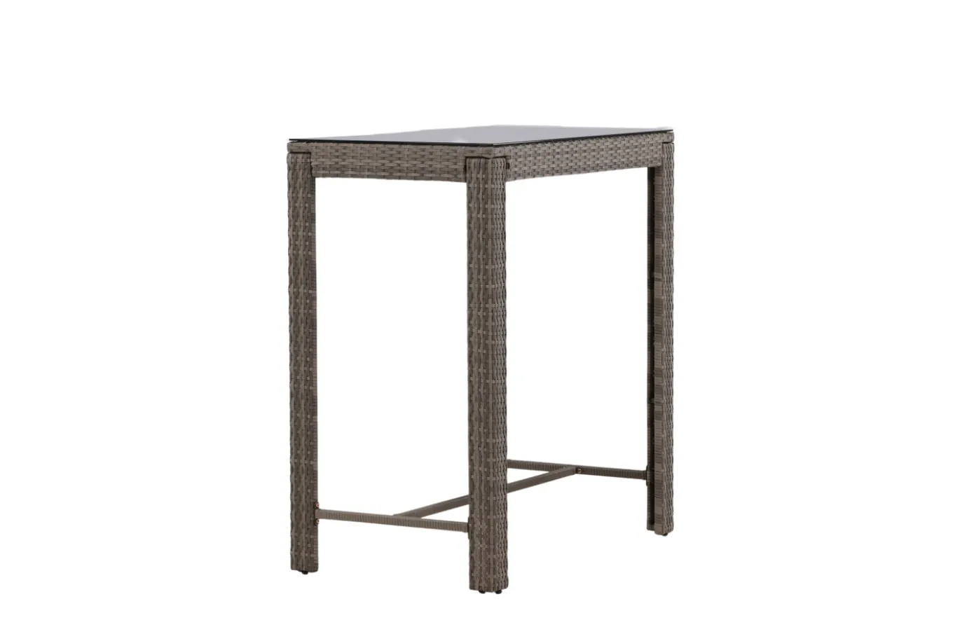 Fjôrd Outdoor Bartafel Alo Glas/Wicker Grijs