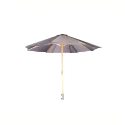 Fjôrd Parasol Ixos 300cm Hout Grijs Stof