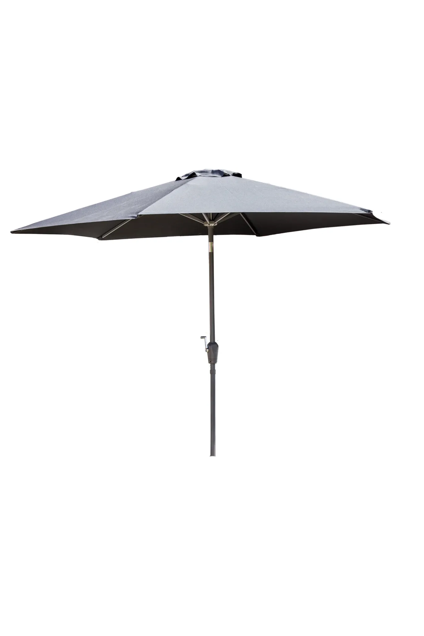 Fjôrd Parasol Leeds 300cm Grijs Alu Grijs Stof