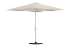 Fjôrd Parasol Leeds Staal Beige 3x3m