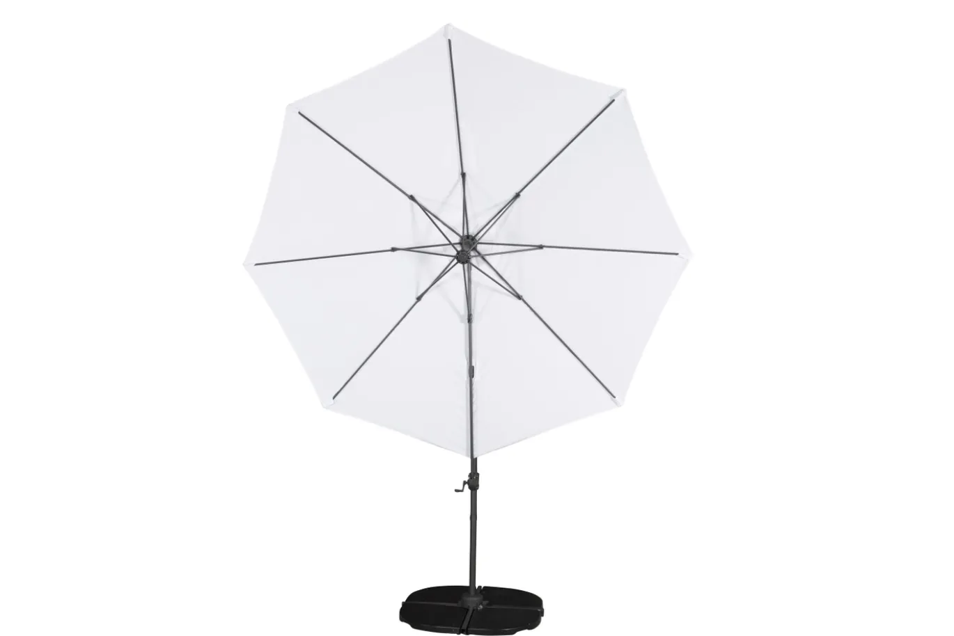 Fjôrd Parasol Leeds Wit ø300cm