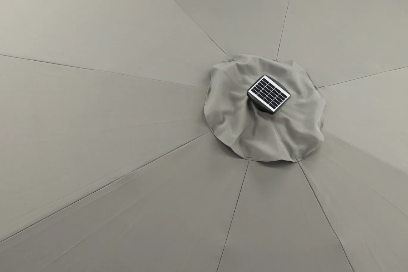 Fjôrd Parasol Sabal Met Led- Grijs 270cm