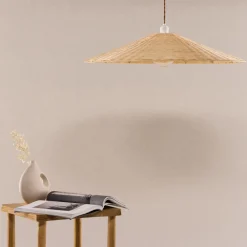 Fjôrd Plafondlamp Herrestad Naturel Rotan