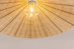 Fjôrd Plafondlamp Herrestad Naturel Rotan