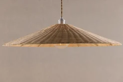 Fjôrd Plafondlamp Herrestad Naturel Rotan