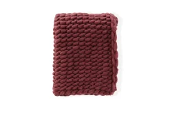 Fjôrd Plaid Kate Polyester Bourgondisch 170x130cm