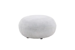 Fjôrd Poef Bologna Lichtgrijs Teddy