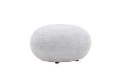 Fjôrd Poef Bologna Lichtgrijs Teddy