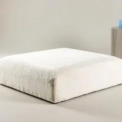 Fjôrd Poef Davie 100x100 Beige Fleece