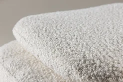 Fjôrd Poef Laurel Wit Boucle