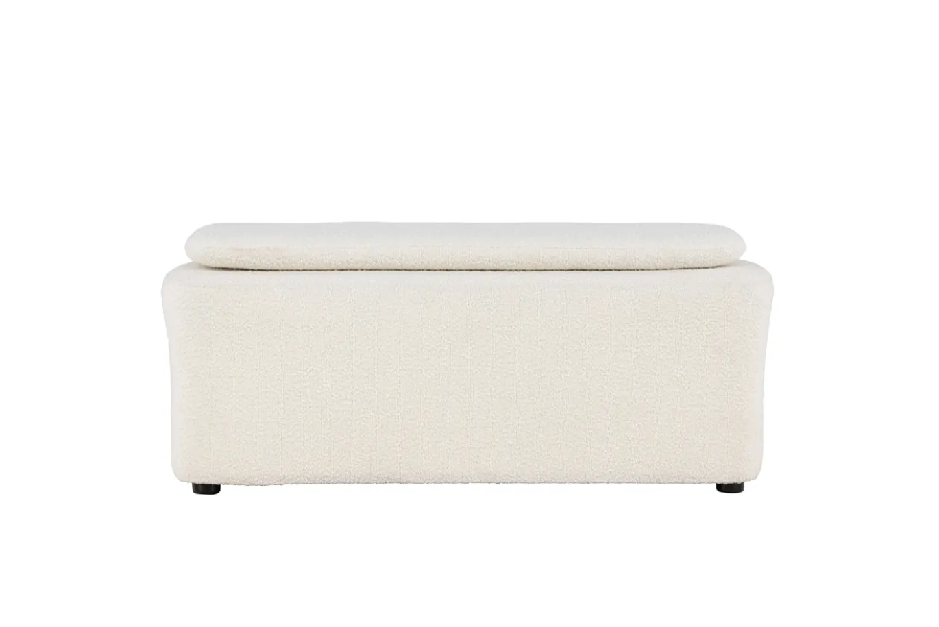 Fjôrd Poef Laurel Wit Boucle