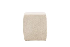 Fjôrd Poef Neapel Beige Bouclé