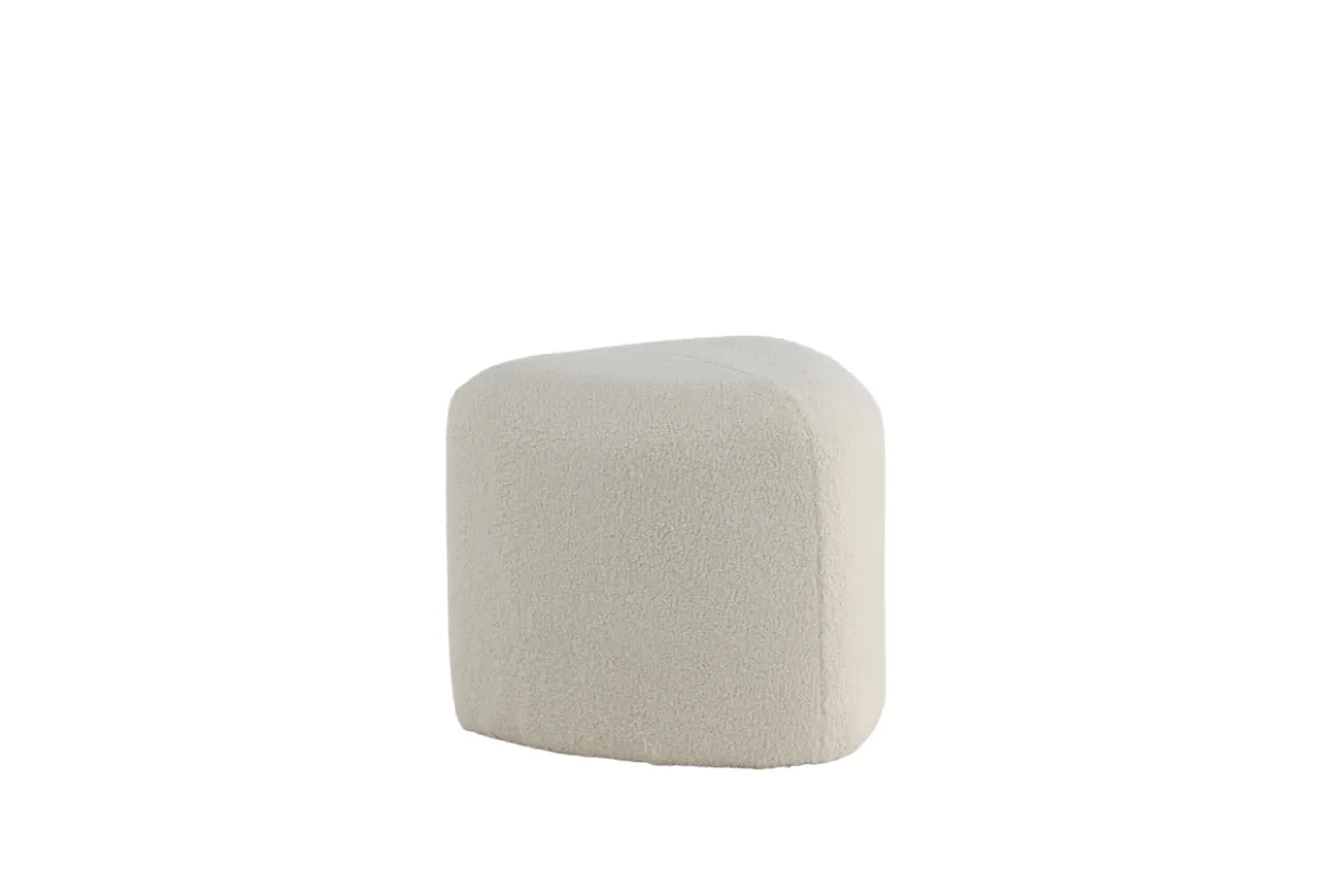 Fjôrd Poef Peg Wit ø46cm
