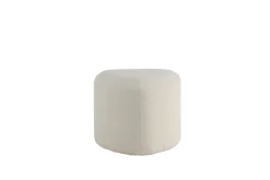 Fjôrd Poef Peg Wit ø46cm