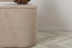 Fjôrd Poef Piff Beige ø44cm