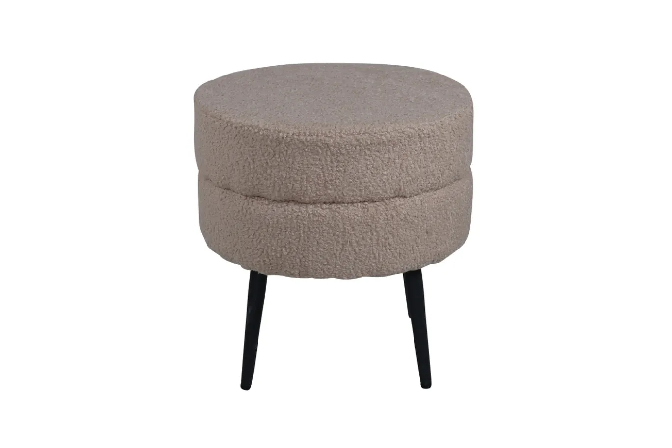 Fjôrd Poef Pot Beige ø40cm