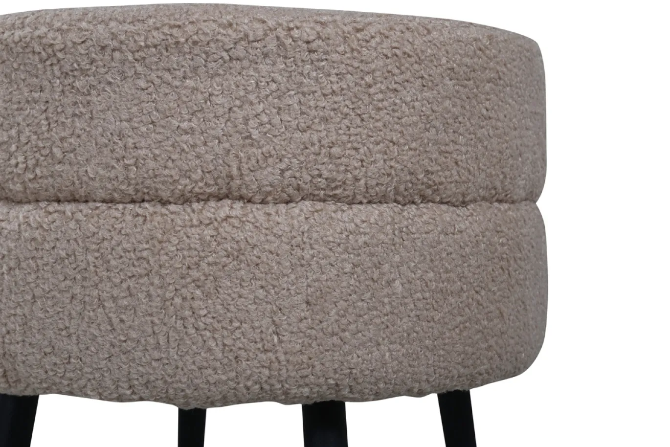 Fjôrd Poef Pot Beige ø40cm