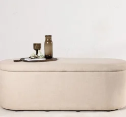 Fjôrd Poef Potenza Off White Stof