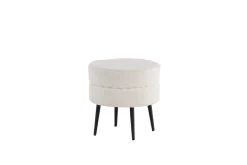 Fjôrd Poef Pot Wit ø40cm