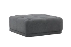Fjôrd Poef Turin Donkergrijs