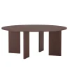 Fjôrd Ronde Eettafel Graos MDF Mokka ø180cm