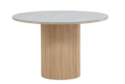 Fjôrd Ronde Eettafel Härön MDF Wit Ø120cm