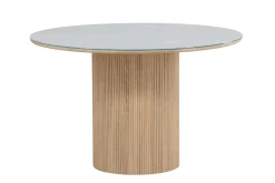 Fjôrd Ronde Eettafel Härön MDF Wit Ø120cm