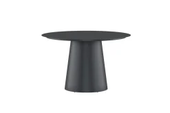 Fjôrd Ronde Eettafel Lanzo Aluminium Zwart ø120cm