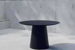 Fjôrd Ronde Eettafel Lanzo Aluminium Zwart ø120cm