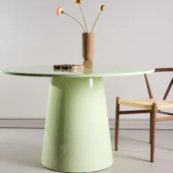 Fjôrd Ronde Eettafel Lanzo MDF Lichtgroen Ø120cm