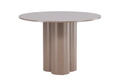 Fjôrd Ronde Eettafel Olivia MDF Donkerbruin Ø110cm