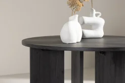 Fjôrd Salontafel Askerön ⌀80cm Zwart