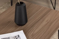 Fjôrd Salontafel Bethan Zwart/Bruin Mdf