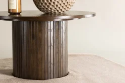 Fjôrd Salontafel Bianca Bruin Ø80cm