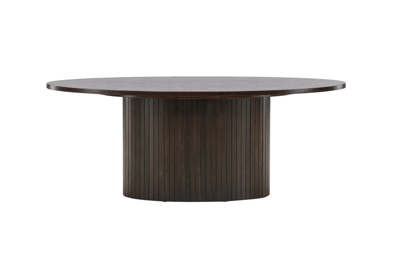 Fjôrd Salontafel Bianca Bruin Ovaal 120cm