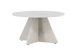 Fjôrd Salontafel Bootcut Beige ⌀80cm