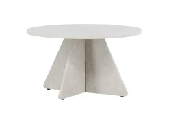 Fjôrd Salontafel Bootcut Beige ⌀80cm